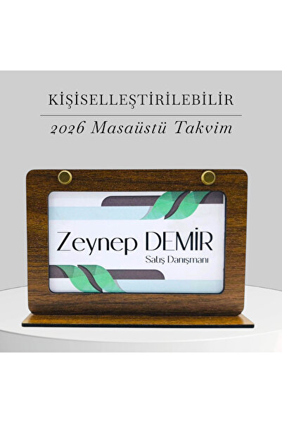 Kişiselleştirilebilir 2026 Masa Üstü Takvim