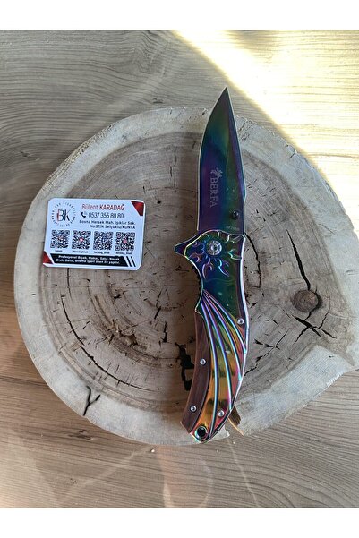 Karadağ Berfa İthal Cep Çakısı Gökkuşağı – Şıklığın ve Gücün Renkli Hali