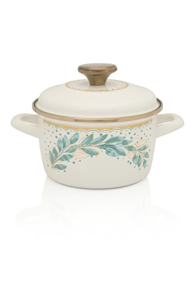 Metalac Δοχείο 1,9 λίτρων με καπάκι Green Line εμαγιέ/16 εκ./1,9 λίτρων