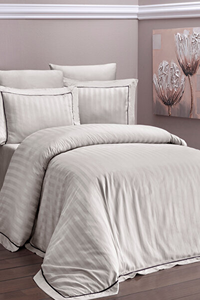 First Choice Novel %100 Pamuk 200 TC Deluxe Saten (80 Tel) Çift Kişilik Nevre...