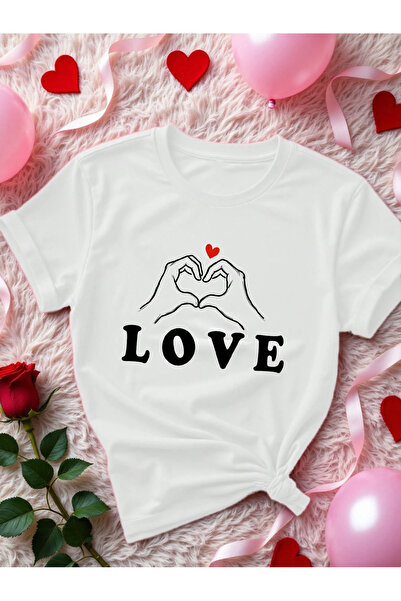 kahire SET DE TRICOURI PERSONALIZATE CU IMPRIMARE LOVE PENTRU ZIUA ÎNVALĂRILO...