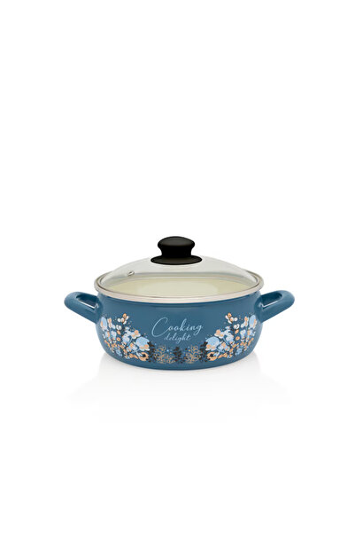 Metalac Κατσαρόλα 1,5 λίτρων με γυάλινο καπάκι Cooking Delight εμαγιέ/16 εκ./...