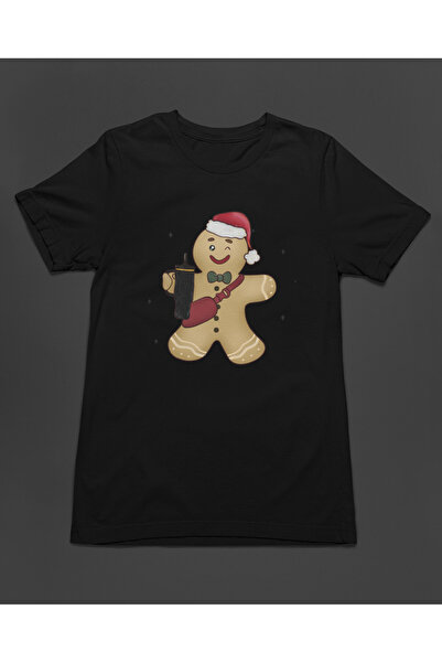 Bumeta تي شيرت كوكيز جينجربريد لعيد الميلاد للجنسين