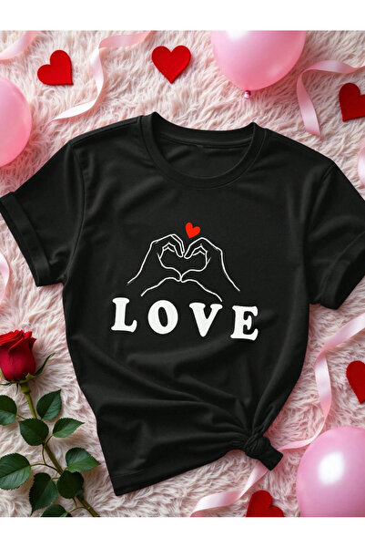 kahire SET DE TRICOURI PERSONALIZATE CU IMPRIMARE LOVE PENTRU ZIUA ÎNVALĂRILO...
