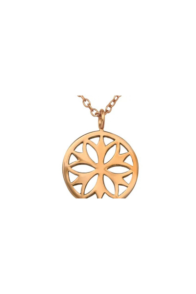 All4Silver Floare - Colier din argint 925 fără pietre