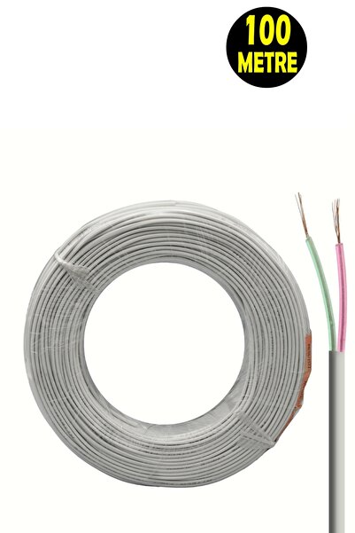 usin 100 Metrelik Flat TOP Modem Adsl Vdsl Ara Kablosu Hat Bağlantı Telefon K...