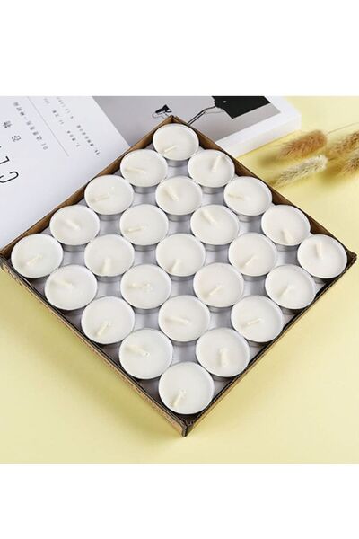 The comprehensive house Light Tea Candles 50 Pieces of Unscented Romantic Can...