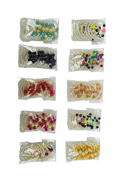 begün Hac-Umre Hediyelik Bileklik (10 Adet)...Lastikli Ve İnci Taneli Hediyel...