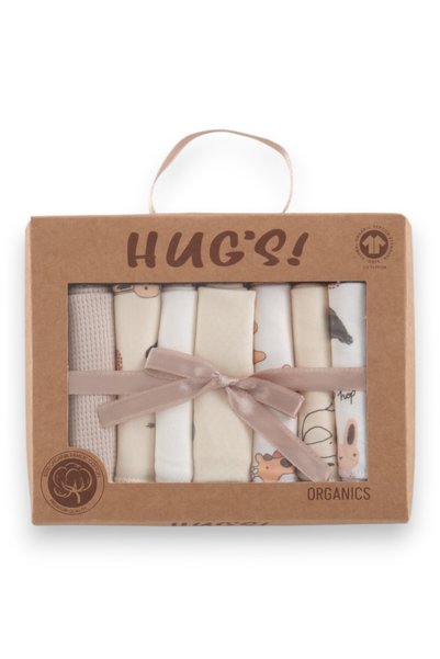 Rain Baby Baby Mouth Wipes 7 Pack Organic Fabric
