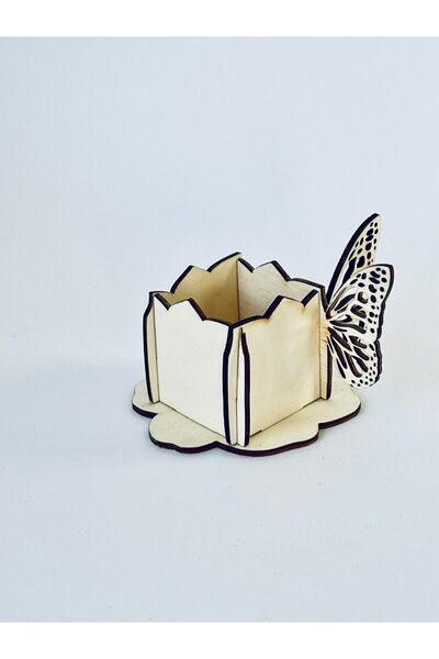 OEM Wooden Box with Butterfly – 15 x 15 cm