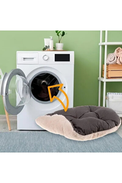 Ferplast Relax 55 Hijyenik Peluş Kedi & Küçük Irk Köpek Yatağı 55 x 36 Cm