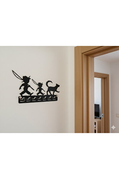 Baykush Yol Arkadaşları - Dekoratif Metal Askılık