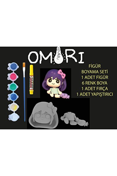 nihonwosekai Omori Aubrey Anime Figürü Boyama Seti