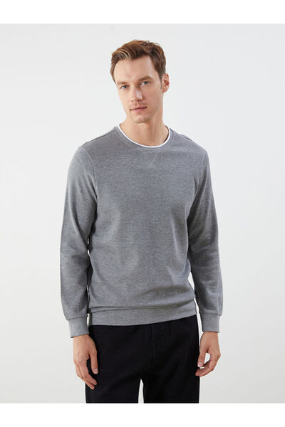 LC Waikiki RMZ GİYİM FARKIYA سويت شيرت رجالي بياقة روبا