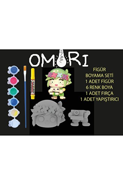 nihonwosekai Omori Basil Anime Figürü Boyama Seti