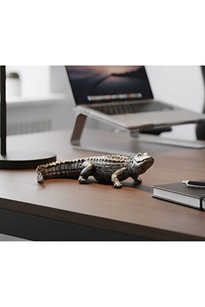 CURCUNA HEDİYELİK Timsah Polyester Biblo