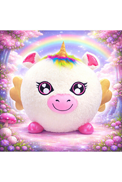 Fillikutum Biggies Şişme Peluş Unicorn XXL – Dev Boy Yumuşak Sevimli Unicorn ...