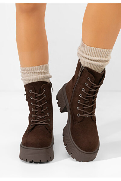 B T Shoes Αρβυλάκια γυναικεία Feyora καφε