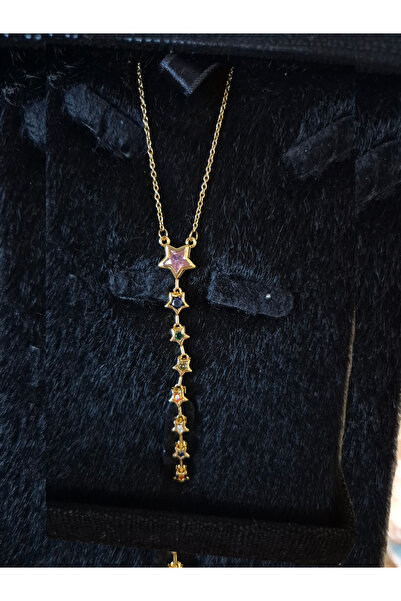 staınless steel çelik kararmaz kolye Y model yıldızlı