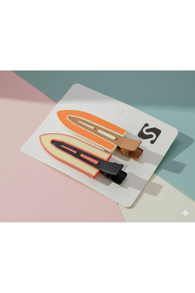 Srctech Set de 2 agrafe pentru machiaj pentru păr, pentru îngrijirea pielii, ...