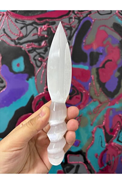 gemsartdeco SELENİT DOĞALTAŞ ENERJİ ALAN HANÇERİ