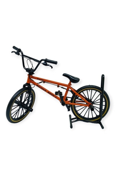 Lisinya Model Araçlar -1:8 Metal BMX Bisiklet - Die -Cast 17 cm - Turuncu (Li...