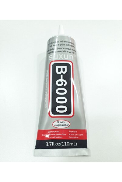 Hobimos B-6000 Şeffaf Taş ve Boncuk Yapıştırıcısı 110 ML– Şeffaf Yapıştırıcı