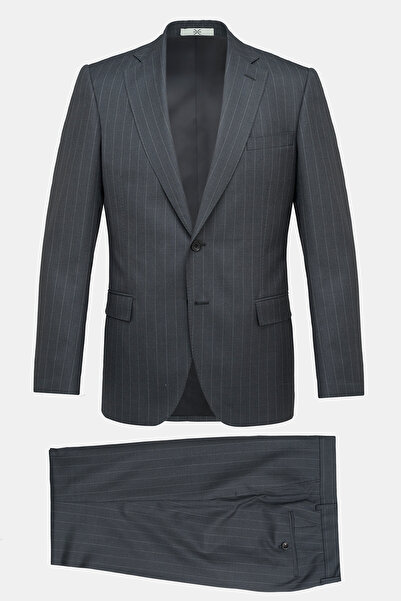 Edwards Erkek Antrasit Yün Delfino Takım Elbise