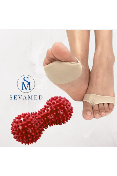 Saatistan Ağrı Azaltıcı Metatarsal Ped ve Masaj Topu, Konfor ve Rahatlık Sağlar