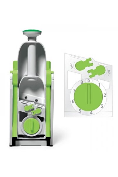 DLC -36241 4-in-1 Manual Vegetable Cutter with 8 Thickness Settings & Foldable Design