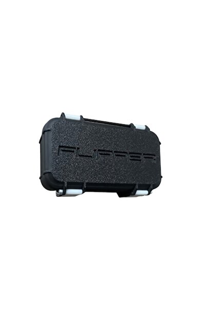 UnderShop Flipper Zero v12 Transport Box BigCase & Wi‑Fi Board Case with Pin Protection, Black
