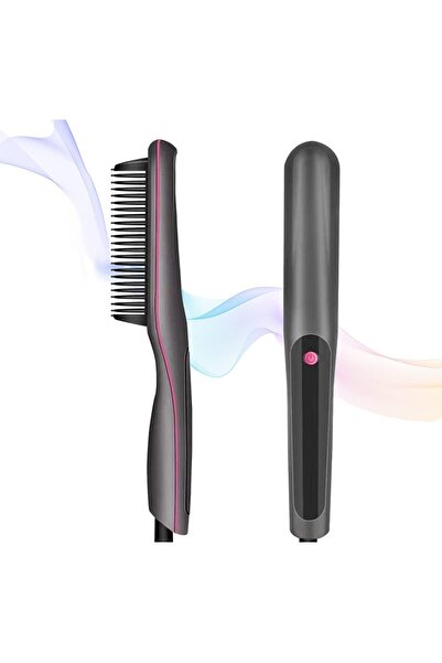 Arabest 3 IN 1 Hair Straightener Brush, Anti Scald Ceramic Hair Straightening...