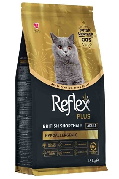 Reflex plus british shorthair adult 1,5kg yetişkin hipoalerjenik kuru kedi ma...
