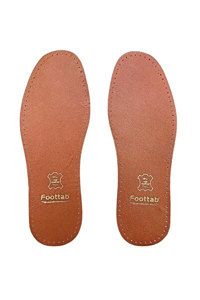 Saatistan Kahve Renkli Hakiki Deri Kokulu İnce Daraltmayan Ayakkabı Tabanlığı...