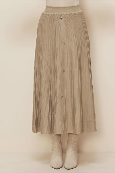 Alvina Button Detail Knit Skirt 60700