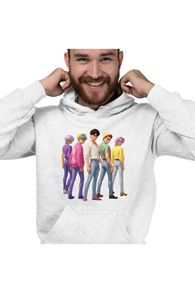 OEM Ανδρικό Φούτερ με Κουκούλα Huntrix Saja Boys Kpop Band