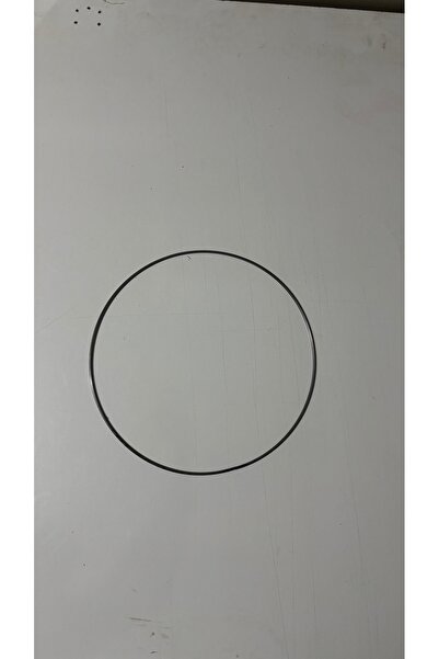 KaraköyOnline حلقة معدنية سلكية 30 سم غير مطلية