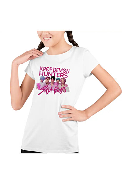 OEM Παιδικό Κορίτσι Huntrix Saja Αγόρια Demon Hunters Kpop T-shirt