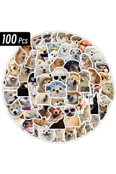 Choice1 Funny Dog 16 Style Funny Dog Cat Animal Meme Waterproof Graffiti Stic...
