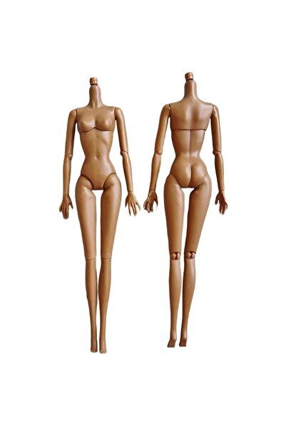 Choice دمية صغيرة معيبة ذات لون بني غامق مقاس 1/6 مع مفاصل متحركة ودمية صلبة ...