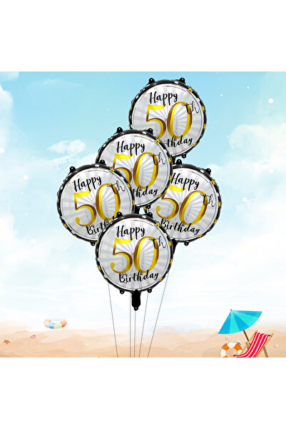 Choice 5 قطع من بالونات أعياد الميلاد مقاس 18 بوصة، 21، 30، 40، 50، 60، زينة ...