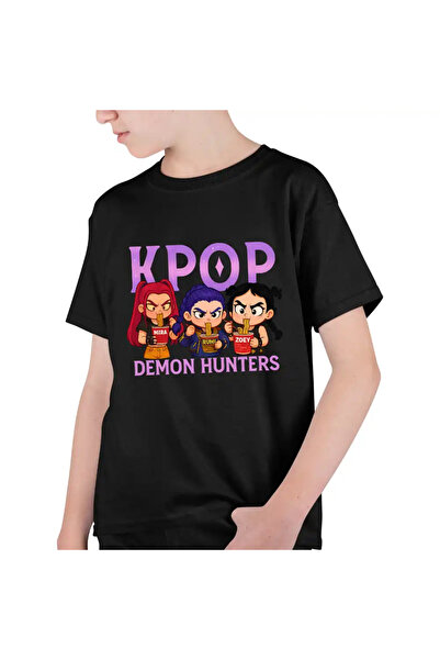 OEM Tricou Copii Baieti Huntrix Demon Masters Kpop