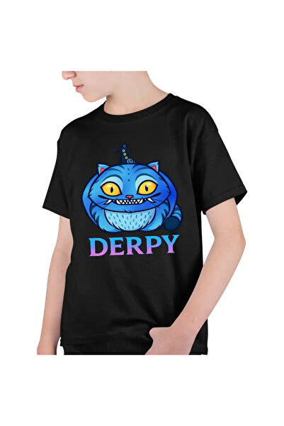 OEM Παιδικό Αγόρι T-Shirt Huntrix Derpy Cat Demon Kpop