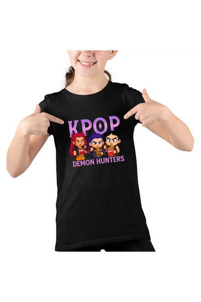 OEM Παιδικό Κοριτσίστικο T-Shirt Huntrix Demon Masters Kpop