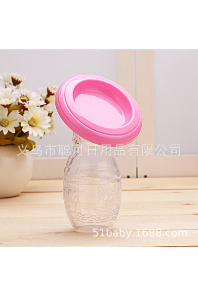 Choice4 مضخة ثدي يدوية وردية اللون للرضاعة الطبيعية، تجمع الحليب من الثدي، مع...