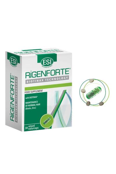 Rigenforte مكمل غذائي للشعر، 30 كبسولة طبيعية - تركيبة بيوتيناكس مع البيوتين والزنك والنحاس وفيتامين هـ
