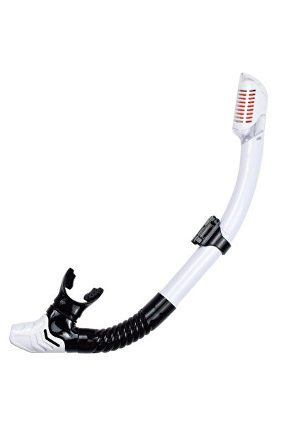 Choice BlackWhite Dry Snorkel Tube Easy Breath Scuba Diving Splash Guard Top Valve Swimming Underwater Equi