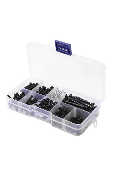 Choice black 226pcs Electric Guitar Screws for kguard Back Plate Mount DIY Lu...