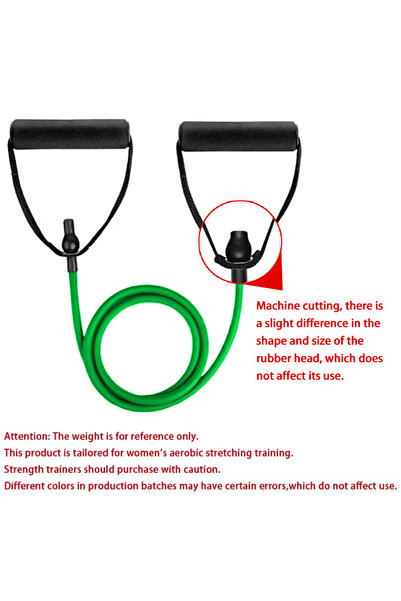 Choice أخضر - 10-15 رطل، 120 سم، المستوى 5، تمرين يوغا شدّ مستقيم، تمرين مرن ...
