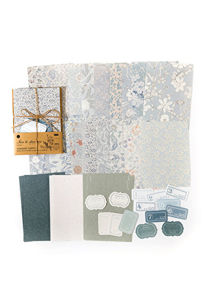 Choice S19790-6 ورق مستر بيبر بستة أنماط، ورق عتيق، دليل أعمال يدوية، مواد مت...